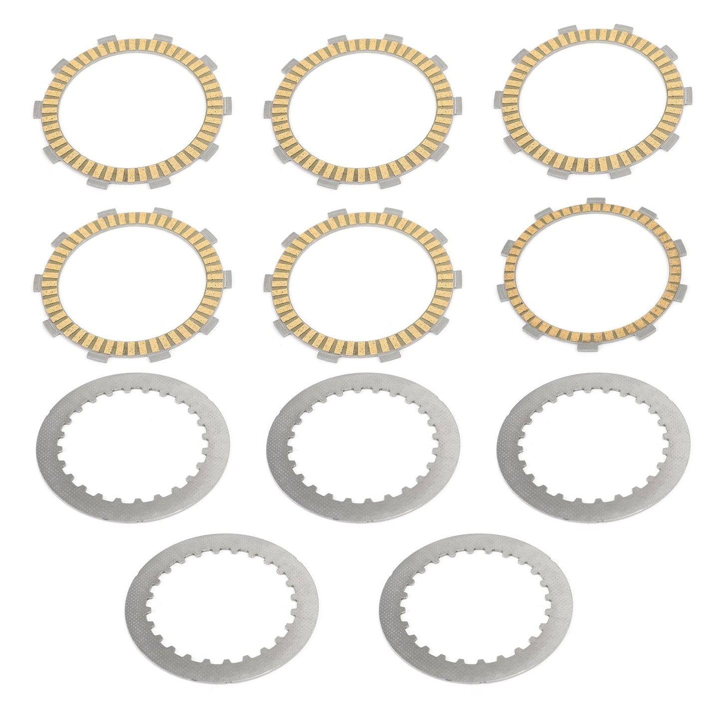Kit Frizione ferro &amp; Dischi Frizione per Honda NT NV VRX 400 Steed 400 1983-2002 Generico