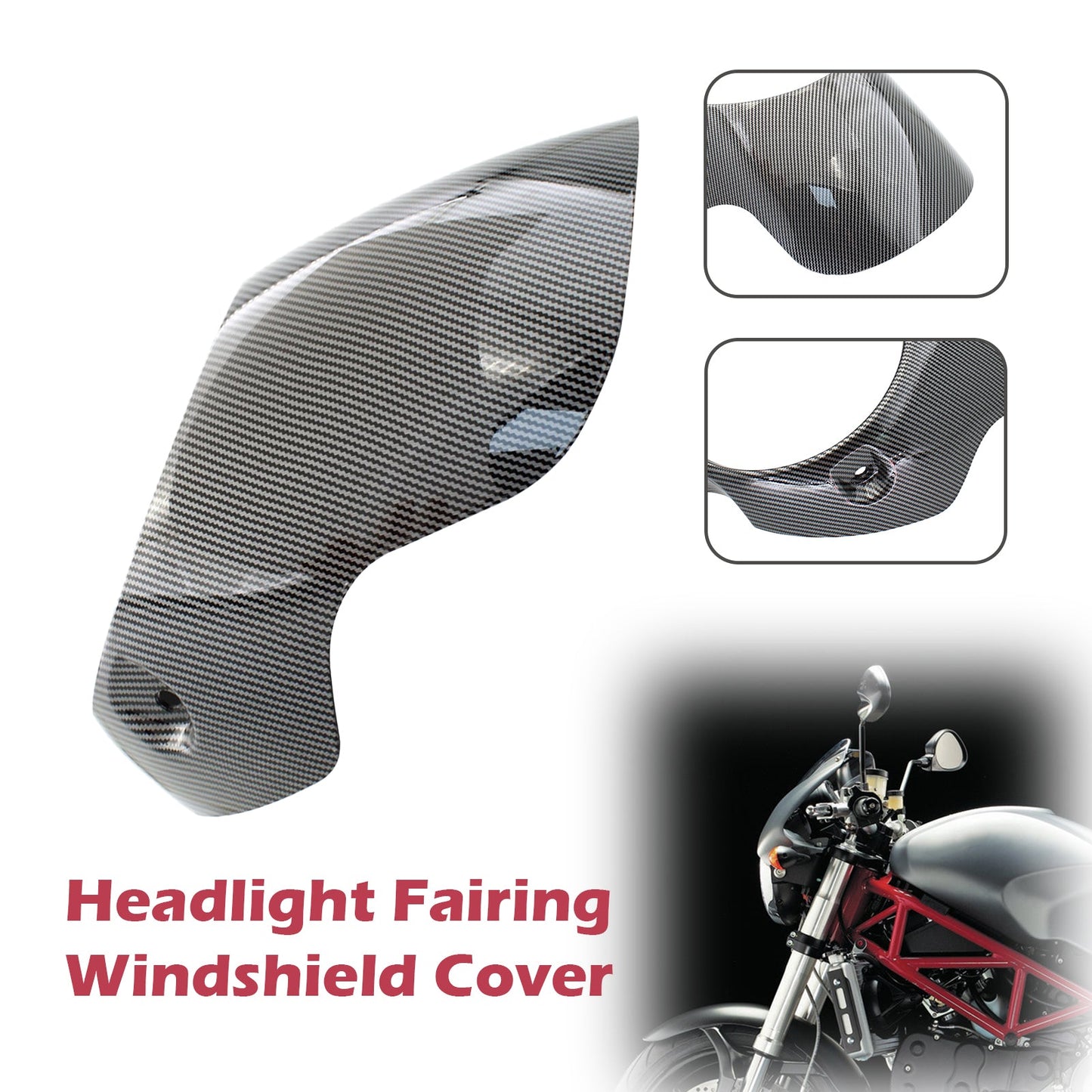 Cupolino Parabrezza Cover Per CB150 Bonneville T100 Monster Generico