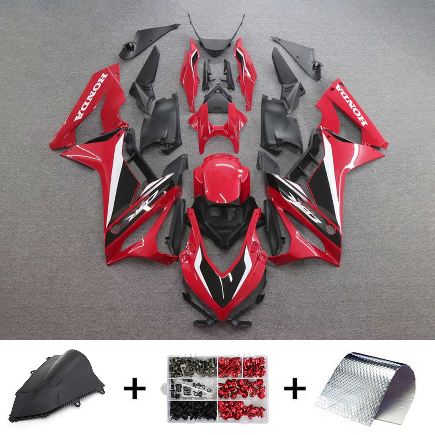 Amotopart Kit carena Honda CBR650R 2019-2020 Carrozzeria Plastica ABS