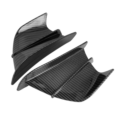 Winglet Wind Fin Kit aerodinamico Spoiler Trim Cover per moto universale