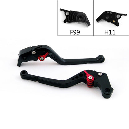 Leve freno frizione lunghe per Ducati 1299/1199/959/899 Panigale Xdiavel 749 nere generiche