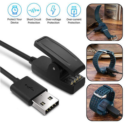 Caricabatterie Cavo dati di ricarica USB per Garmin Watch Approach G10/S20/Vivomove HR