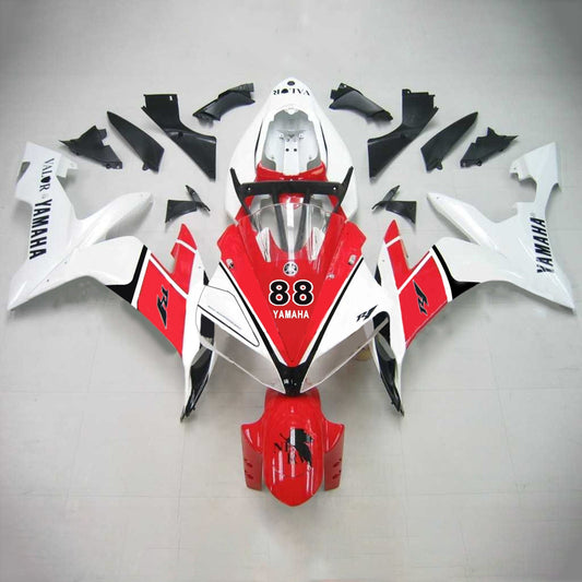 Amotopart Yamaha 2004-2006 YZF 1000 R1 Kit di paura rosso bianco