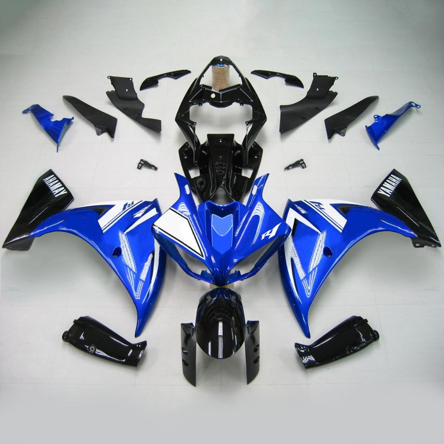 Amotopart Yamaha 2012-2014 YZF 1000 R1 Kit di trigger blu nero