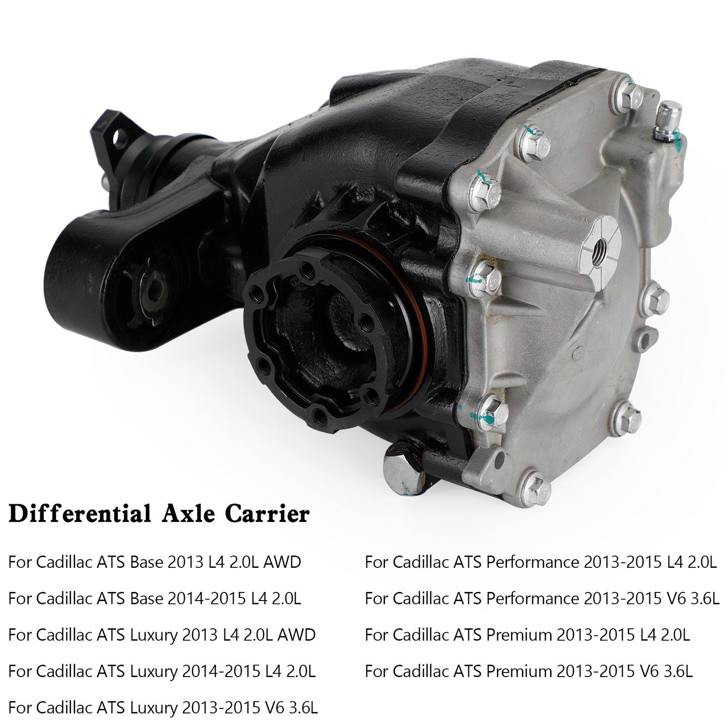 2016-2019 Cadillac ATS Luxury L4 2.0L AWD 3.27R GW6 Supporto assale differenziale 23156305 Generico