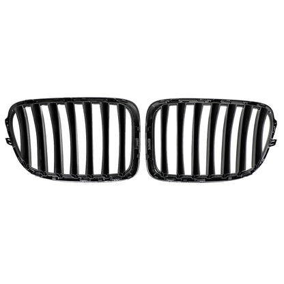 BMW X1 E84 2009-2014 SUV Nero Lucido Front Hood Reni Griglia Griglia
