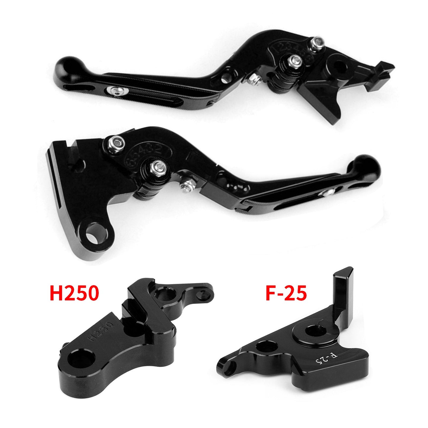 Leva freno frizione regolabile per Honda CB500F CBR500R CBR250R CBR300RR CB300F Generico