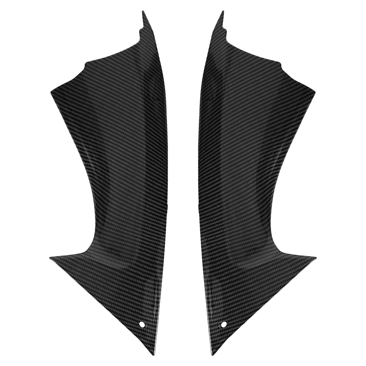 Pannello di copertura laterale del serbatoio del gas Trim carenatura per Yamaha YZF YZFR6 R6 2008-2014 Carbonio generico