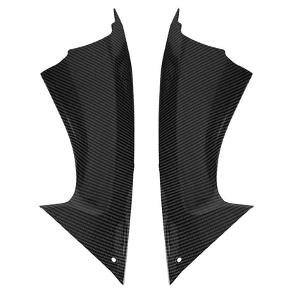 Pannello di copertura laterale del serbatoio del gas Trim carenatura per Yamaha YZF YZFR6 R6 2008-2014 Carbonio generico