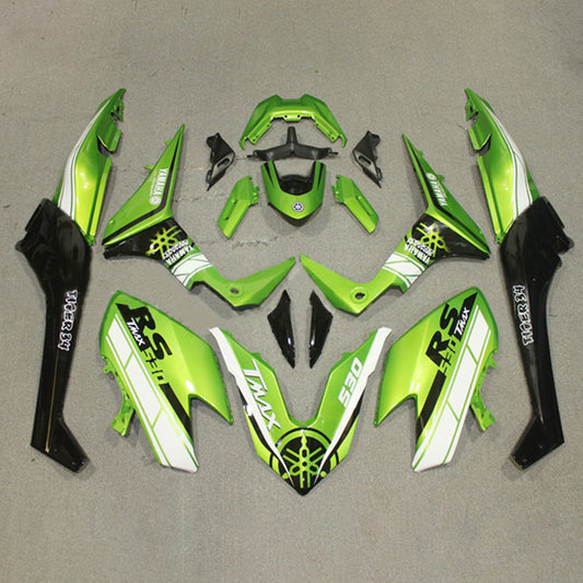 Amotopart Kit Carena Carrozzeria ABS per Yamaha T-Max TMAX530 2017-2018