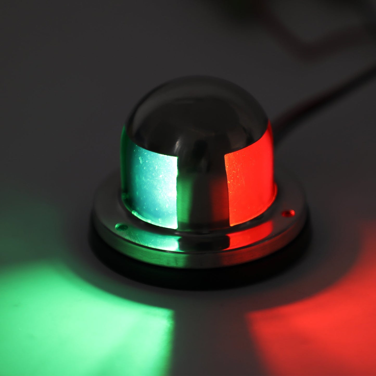 2 IN 1 Marine Yacht Pontoon 12V Luci di navigazione a prua a LED in acciaio inossidabile