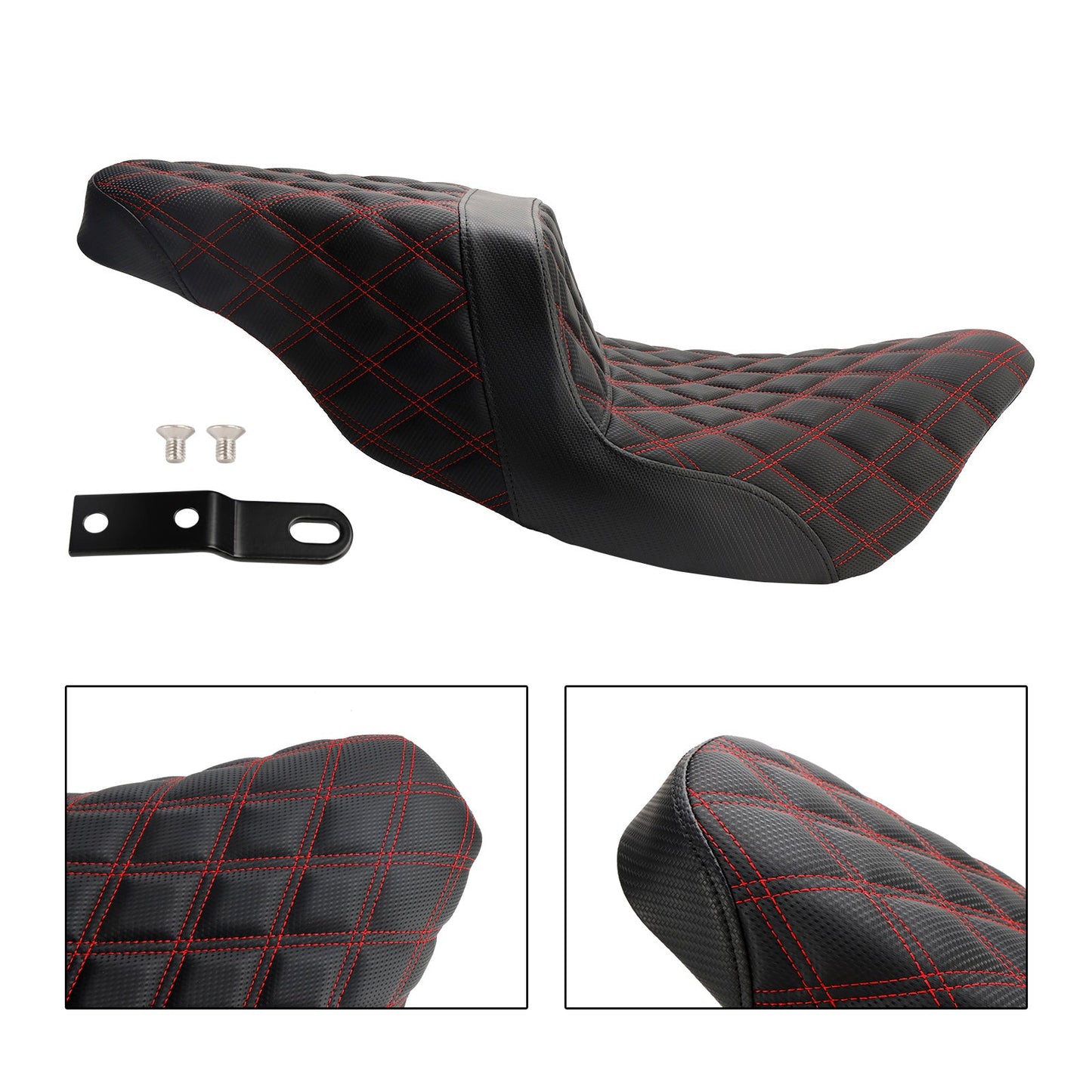 Cuscino sedile passeggero anteriore posteriore rosso adatto per modelli Fl Touring 2008-2023