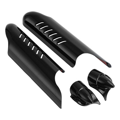 Copertura scudo deflettori forcella parte inferiore gamba per Touring Electra Glide FLHT 2000-2013 Generic
