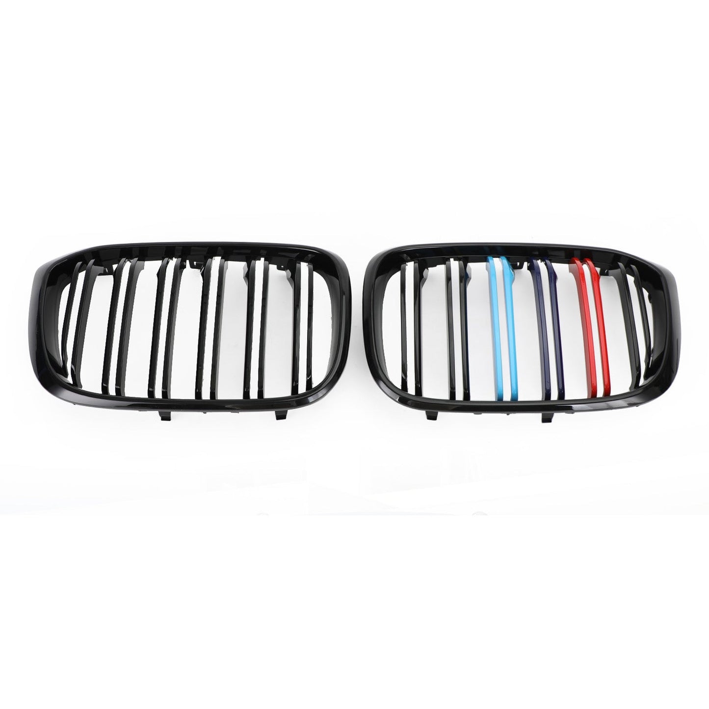 2PCS M-Color Rene Griglia Griglia 51138469959 fit BMW G01 X3 G02 X4 Nero Lucido Generico