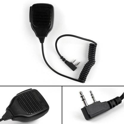 1x microfono altoparlante palmare KMC-21 per radio BaoFeng Kenwood UV-5R BF-888S