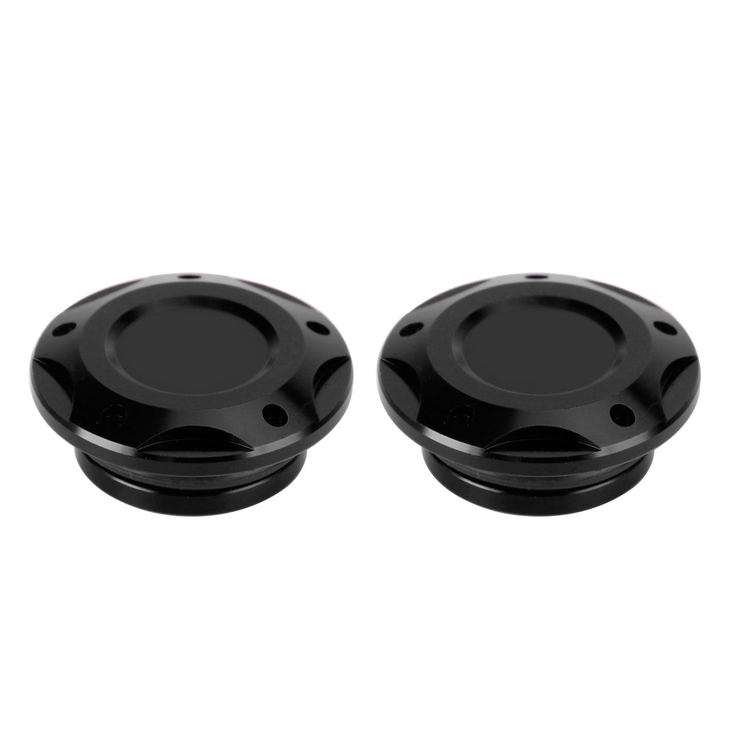 Le migliori offerte per Yamaha YZF-R3 R3 R25 MT03 MT25 Alluminio Nero Telaio Foro Tappi Copri Tappo