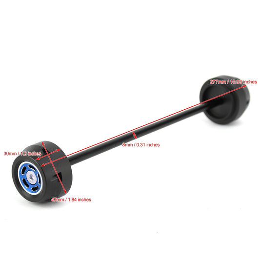 Bobine di protezione antiurto ruota anteriore + posteriore Blu Fit per BMW F 900 R/XR 2020 Generico