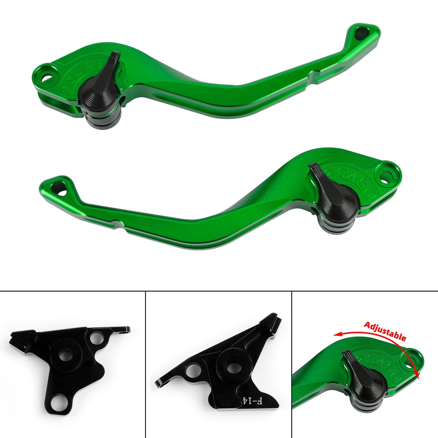 Kawasaki ZRX1100 ZZR1200 ZX7R ZG1000 Leva freno frizione corta CNC
