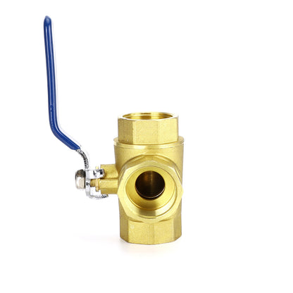 1" valvola a sfera femmina porta L 600 WOG NPT valvola a sfera in ottone filettato impianto idraulico