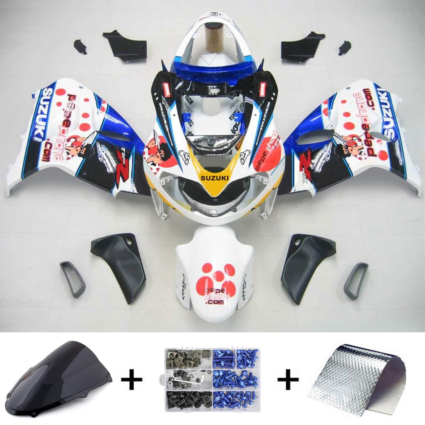 Suzuki TL1000R 1998-2003 Kit carenatura Carrozzeria Plastica ABS