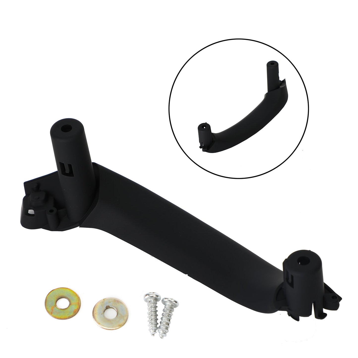Porta sinistra interna Maniglia interna Pull Trim nero per BMW F25 F26 X3 X4 11-17 Generico