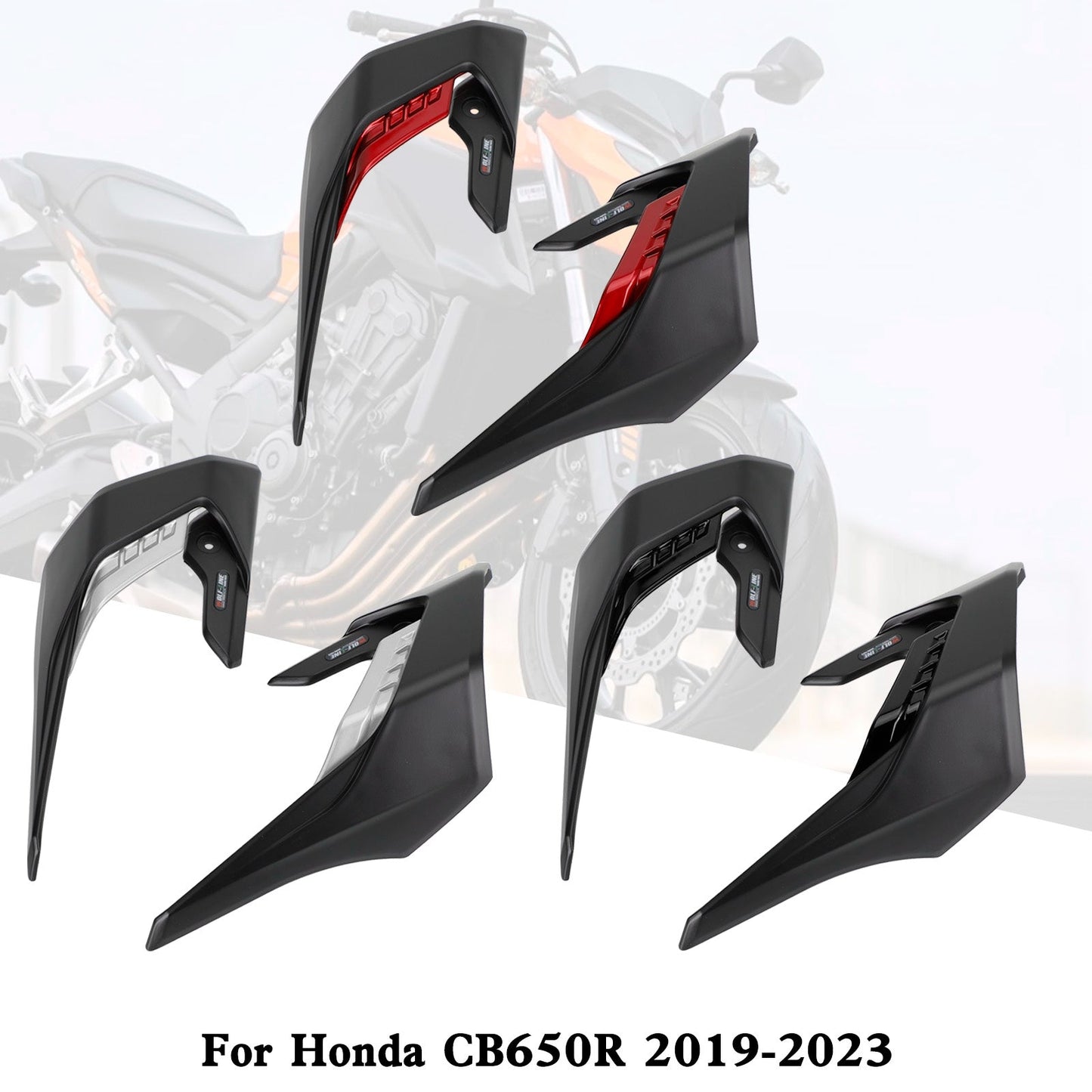 2019-2023 Honda CB650R Spoiler laterali Carenatura deflettore ala aerodinamica