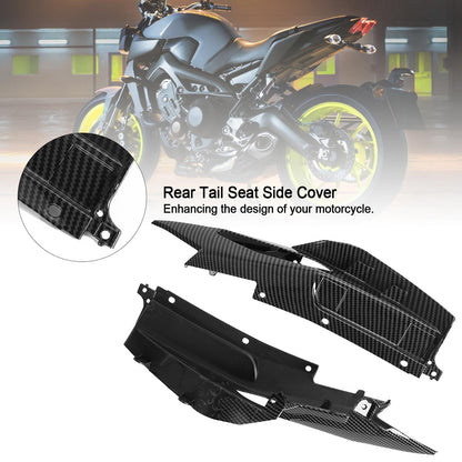 Carenatura laterale per sedile posteriore in carbonio per Yamaha MT-09 FZ09 2017-2021 Generico