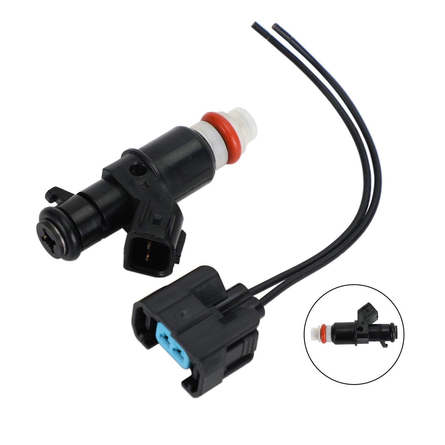 Iniettore di carburante per Suzuki Quadracer 450 LTR450 LT-R450 LTR450Z W/Plug 2006-2009 Generico