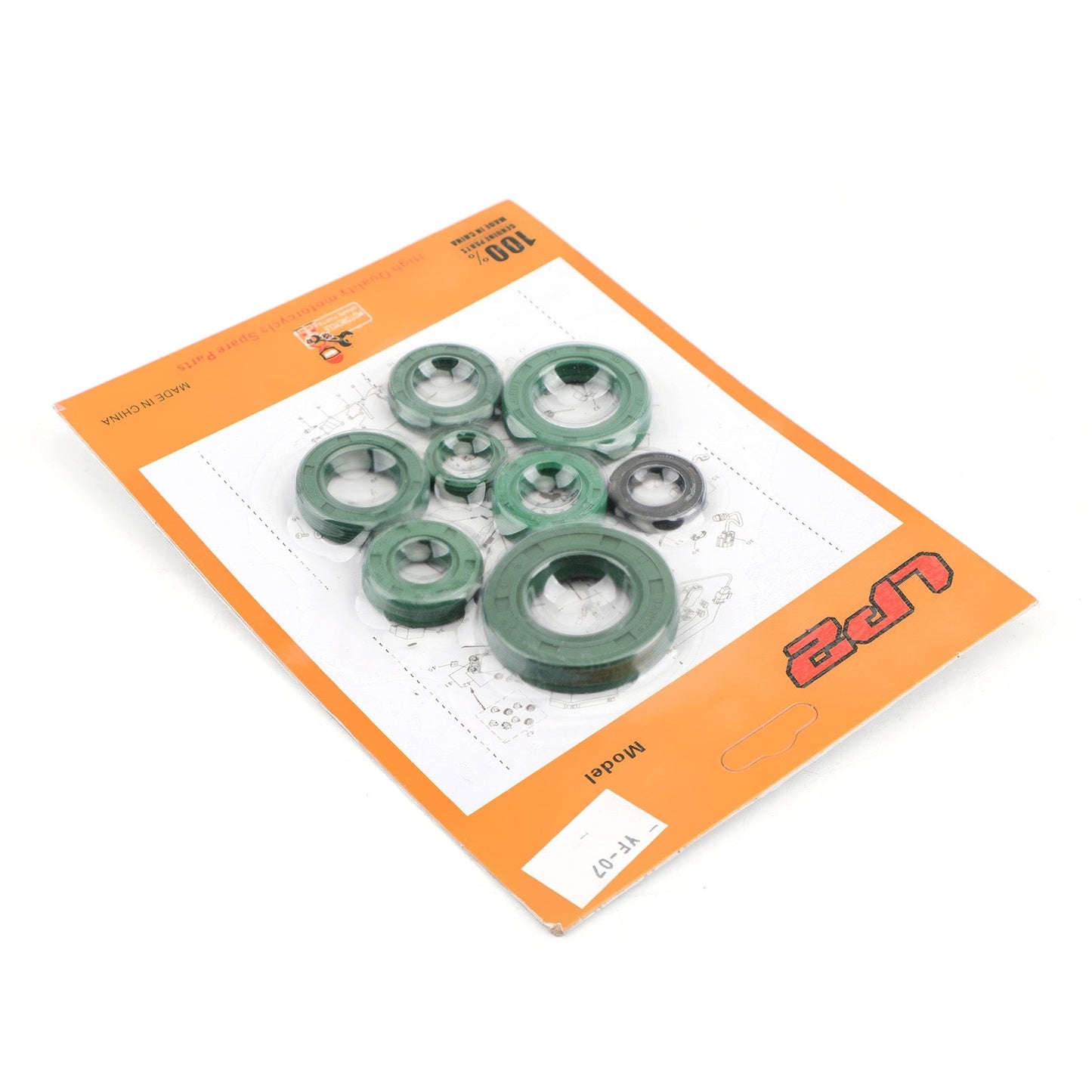 Kit guarnizioni olio motore Set 8 pezzi guarnizioni per Honda CR80R CR85R 1986-2007 cr 80r 85r Generico