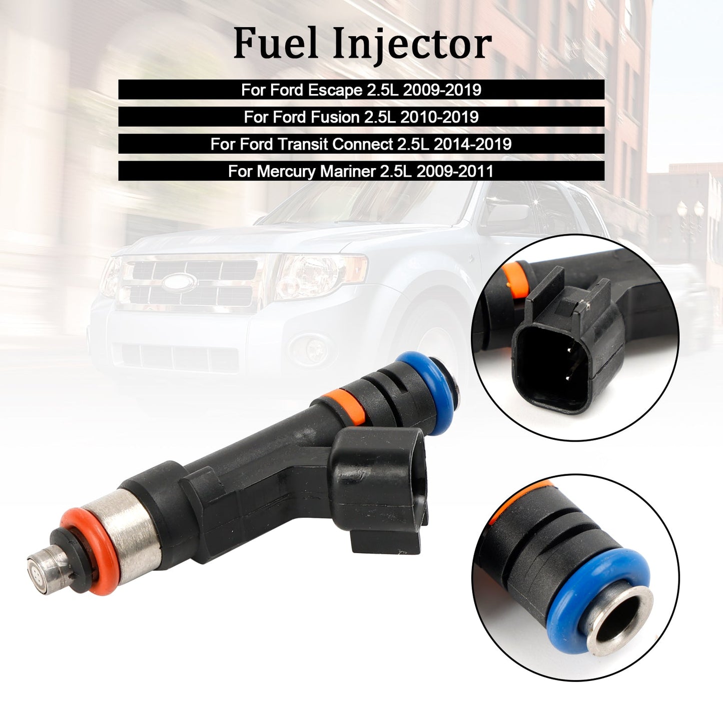 1PCS Iniettore di carburante 0280158162 Fit Ford Escape Fusion Fit Mercury Mariner 2.5 l4