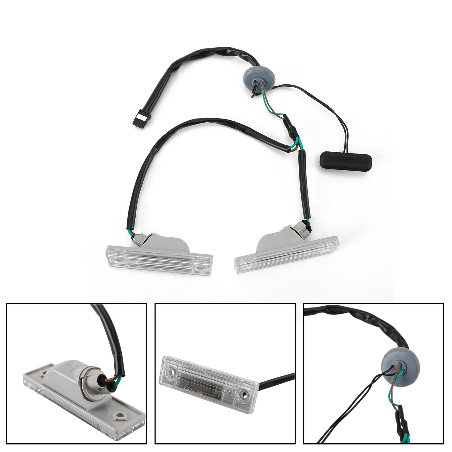 Interruttore di rilascio del bagagliaio posteriore Lampada targa Fit Chevy Cruze Orlando 2011-2014 con luce Generico