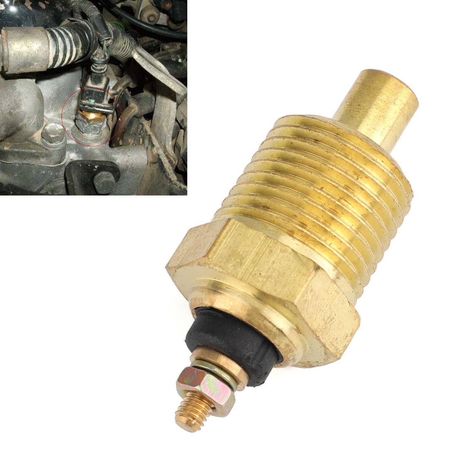 1/2 "Temp Sender Sensore di temperatura Mercruiser v6 v8 4.3 5.0 5.7 7.4 8.2 350