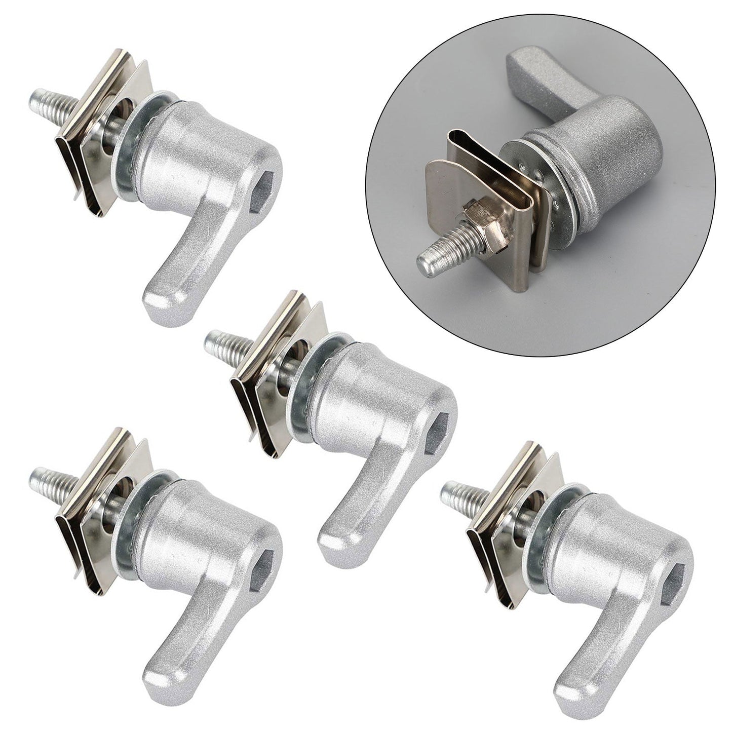4X Bisaccia Leva di Bloccaggio Bulloni Dadi Set di Montaggio Adatto Per Touring 2001-2020 Generico