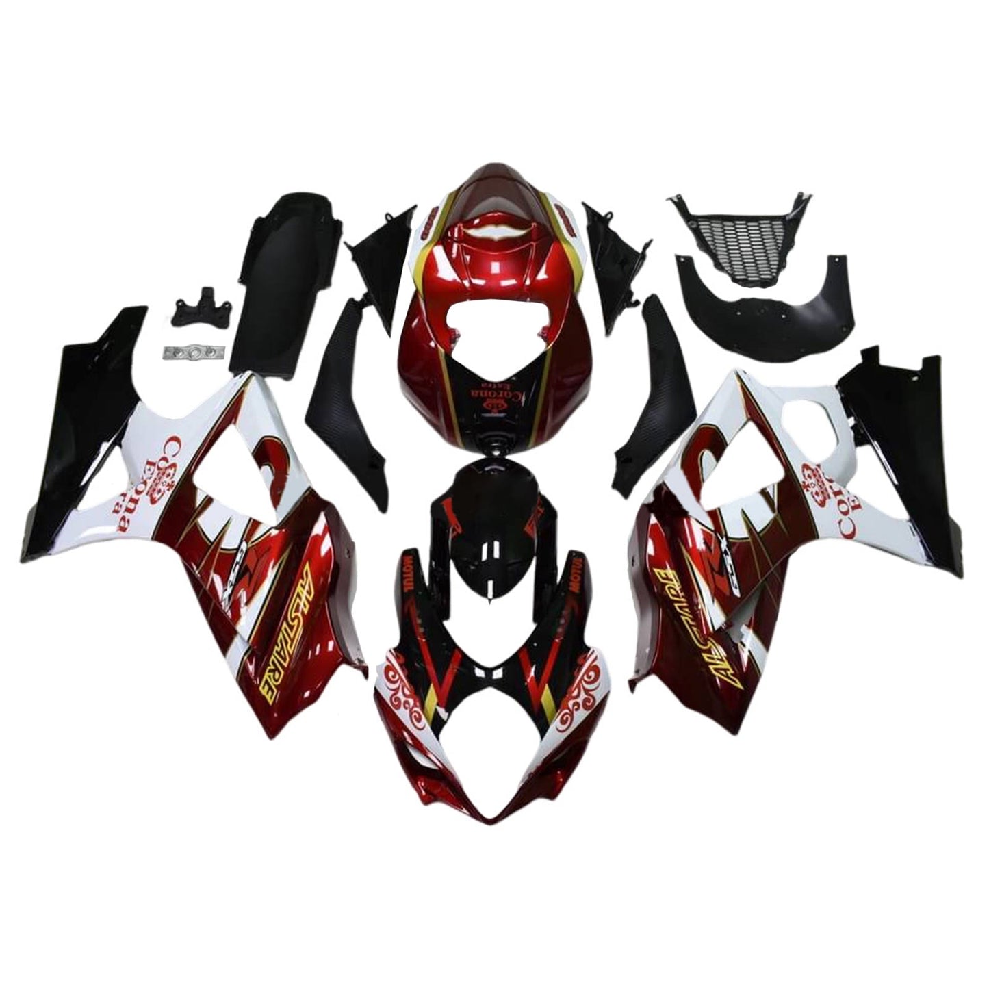 Amotopart Suzuki GSXR1000 2007-2008 K7 Kit carena Carrozzeria Plastica ABS