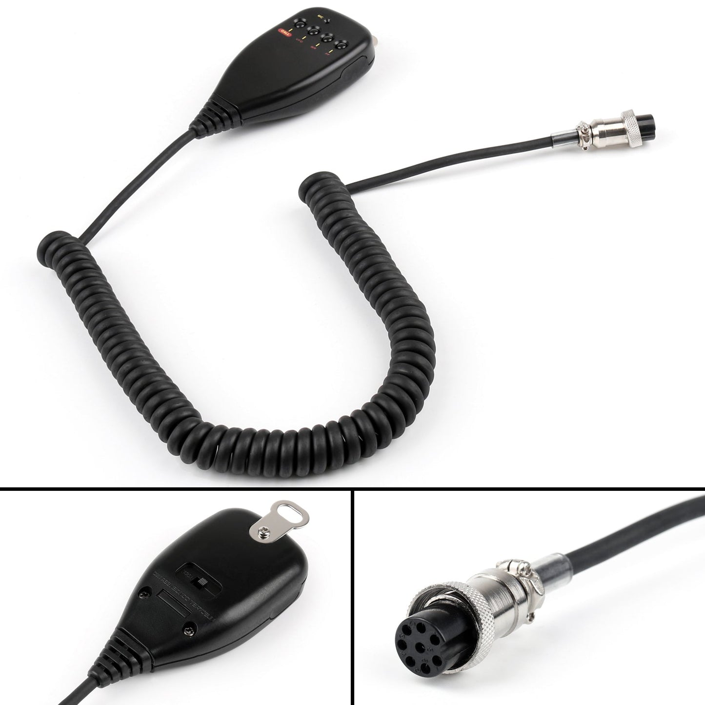 1Pcs MC-44 Altoparlante Microfono Per Kenwood TM-231 TM-231A TM-241 TM-331A Radio