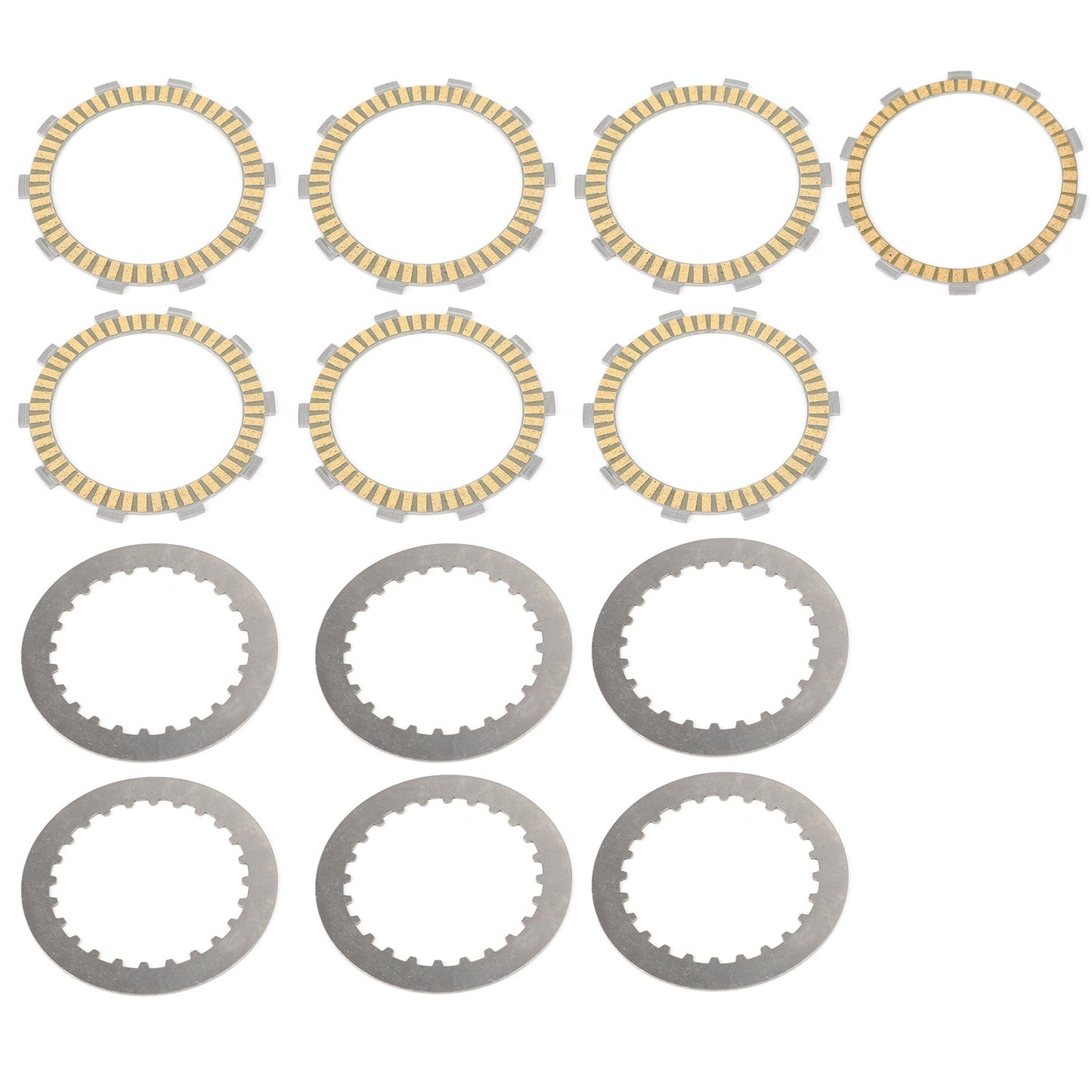 Kit frizione in ferro e dischi di attrito per Honda CRM250 CB400 CL400 XR400 1994-2008 Generico