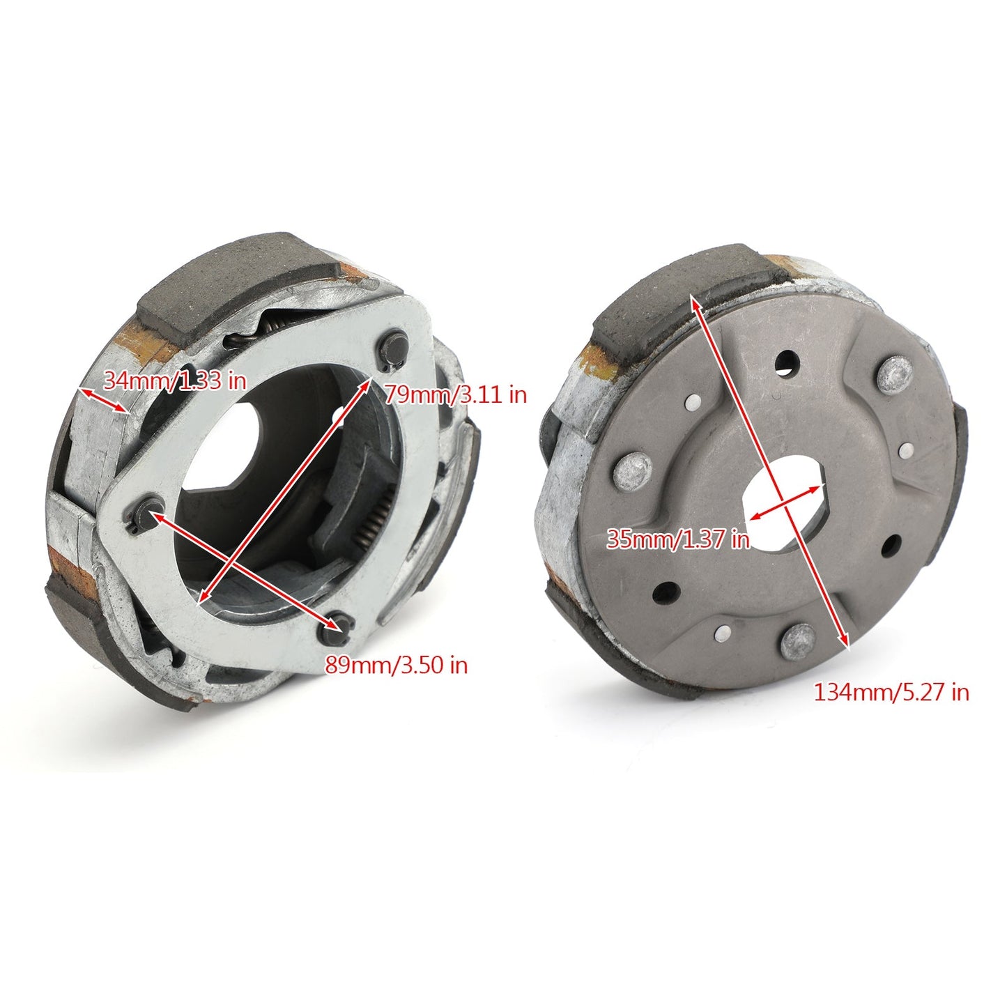 Portapattini frizione a bagno d'olio con molle per Honda NSS PS CN CH FES 250 SH300 Generico