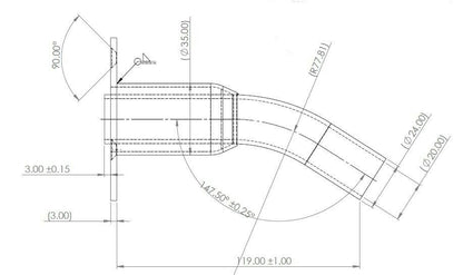 Uscita di scarico + piastra di supporto e fissaggi per Eberspacher per riscaldatore Webasto 24 mm