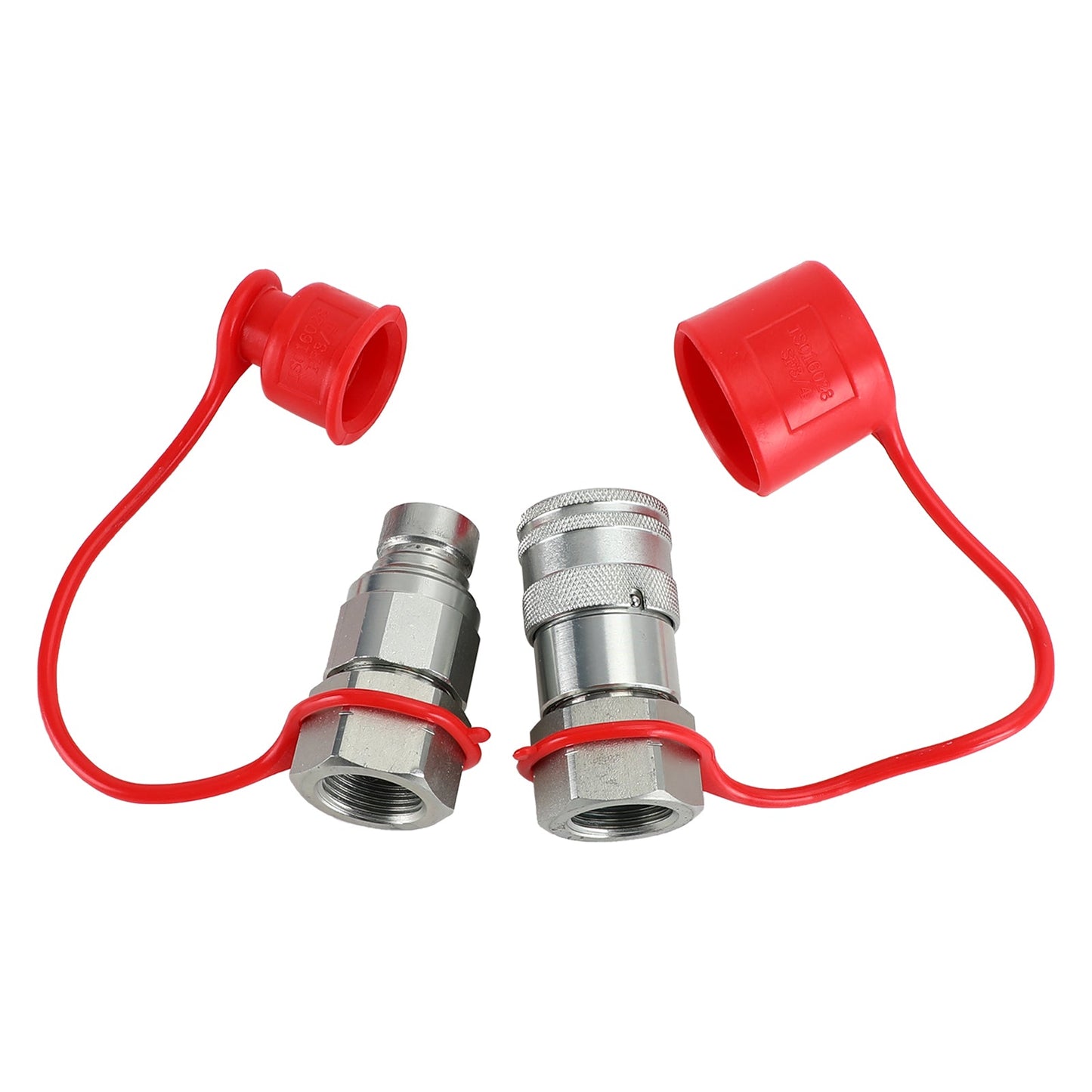 3/4" minipala idraulica dell'attacco rapido del fronte piano di paia del NPT per l'iso 16028 del gatto selvatico