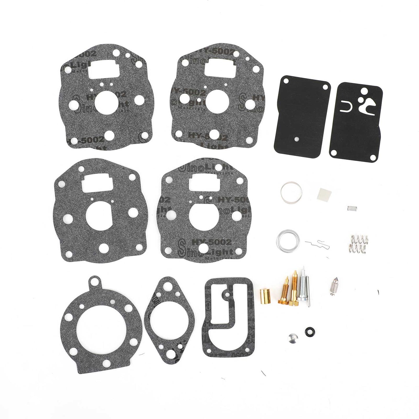 Carburatore Carb Rebuild Kit adatto per Briggs &amp; Stratton 402435 402437 402445 Generico