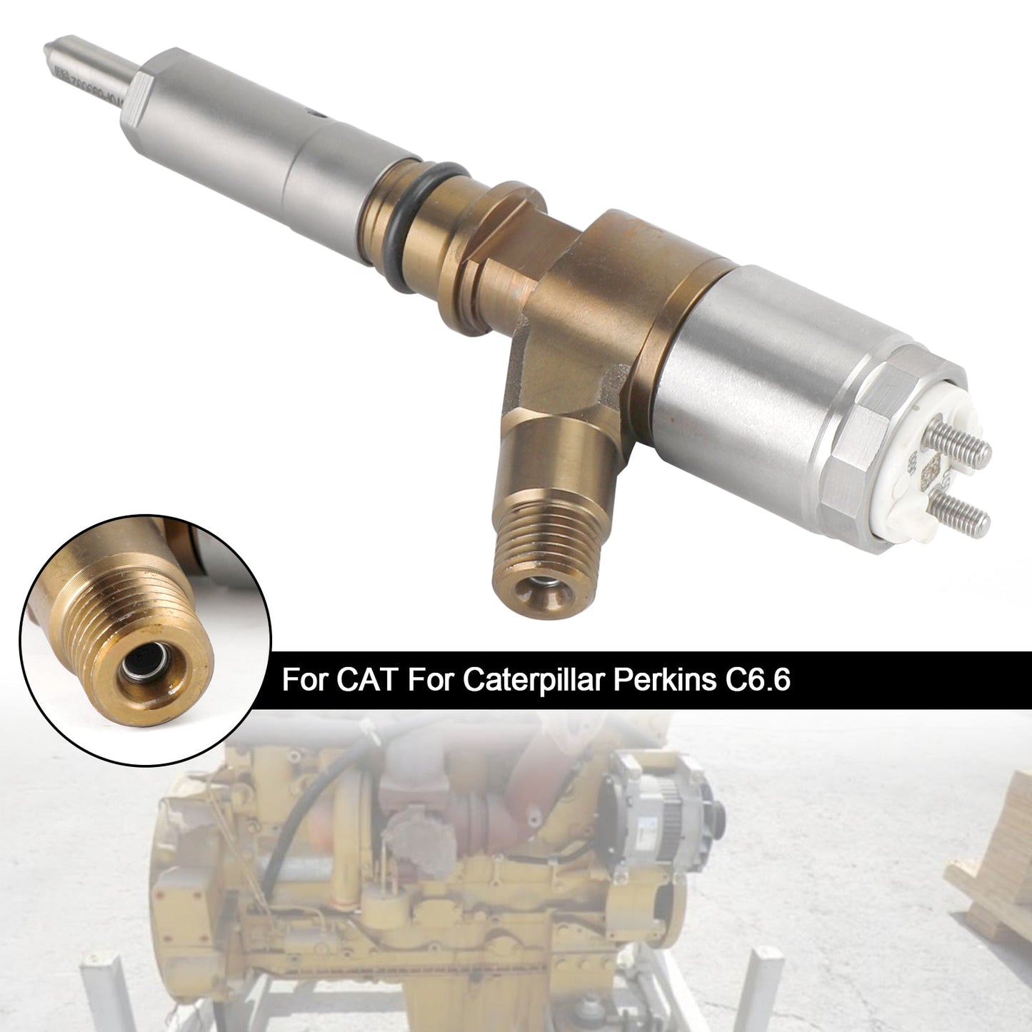 1PCS Iniettore di Carburante 2645A747 Fit CAT Fit Caterpillar Perkins C6.6 320-0680