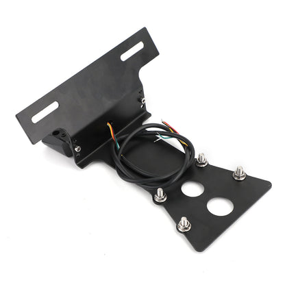 Porta targa moto con fanale posteriore per Yamaha XSR900 14-20 Generico