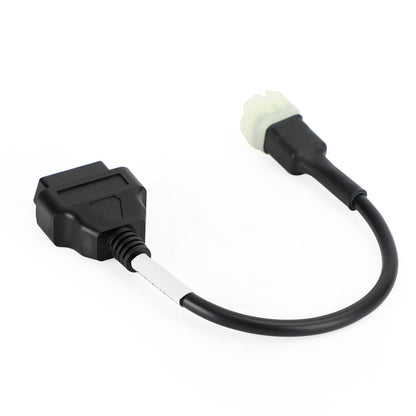 Le migliori offerte per Kawasaki Moto Scooter ATV cavo OBD2 6 pin adattatore spina diagnostica
