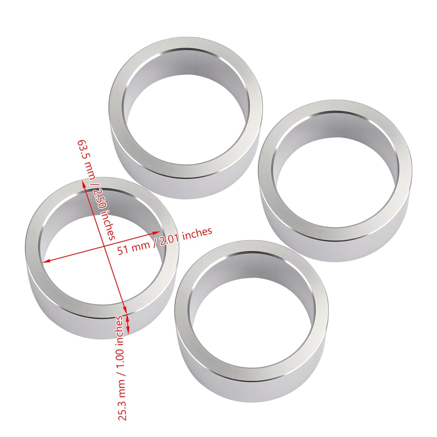 2.5 "Honda Rancher Recon 230 250 300 350 400 420 Kit distanziale per sollevamento ATV
