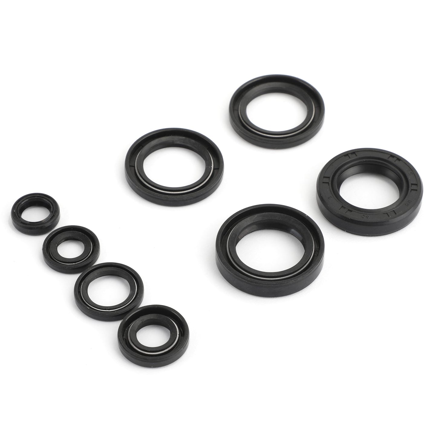 Kit paraolio motore adatto per Yamaha DT125 DT175 MX125 MX175 IT175 YZ125 1974-1983 Generico