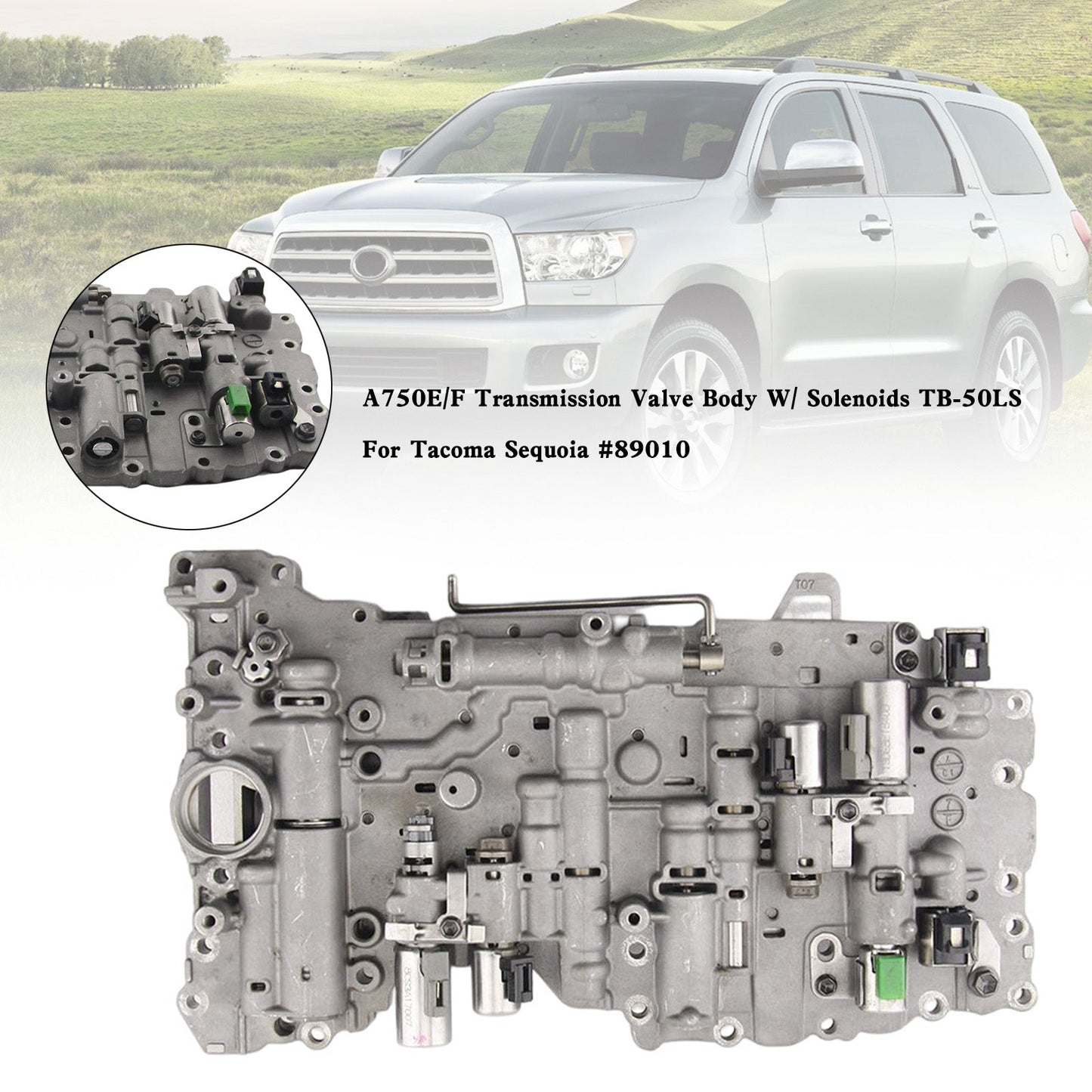 2003-2008 Toyota 4Runner 5 SP R/4WD 4.0L 4.7L A750E/F Trasmissione Corpo Valvola W/Solenoidi TB-50LS