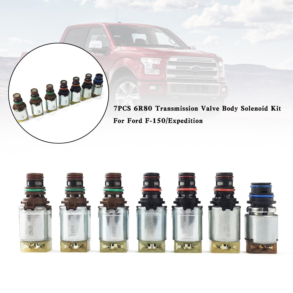 Ford Territory (SZ TCDi) 2011-2016 7PCS 6R80 Kit solenoide corpo valvola trasmissione