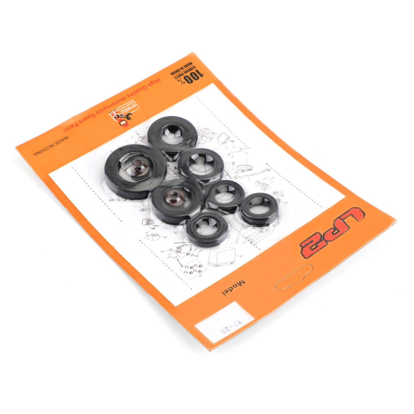 Kit guarnizioni olio motore Set 9 pezzi guarnizioni per Honda XL200R XL185 XL185S 1979-1993 Generico