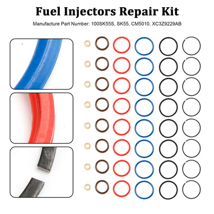 Kit di riparazione iniettore carburante 8 pezzi XC3Z9229AB adatto per Ford 7.3L Power Stroke CM5010