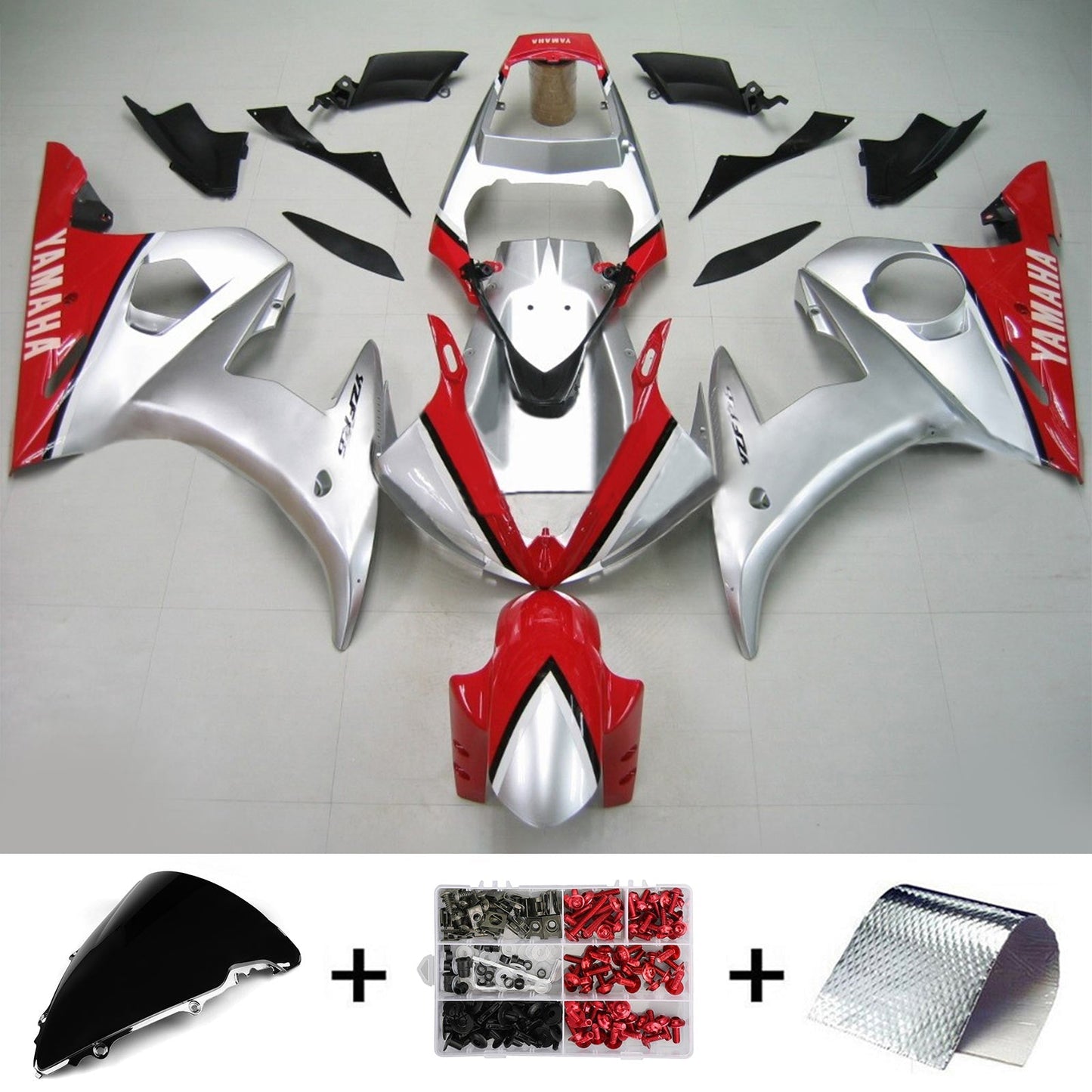 Kit di vendita iniezione Body Plastic Abs Fit per Yamaha 2003-2004 YZF 600 R6 e 2006-2009 YZF R6S #147